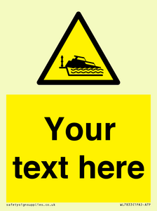 Custom warning grounding cruiser on lock cill